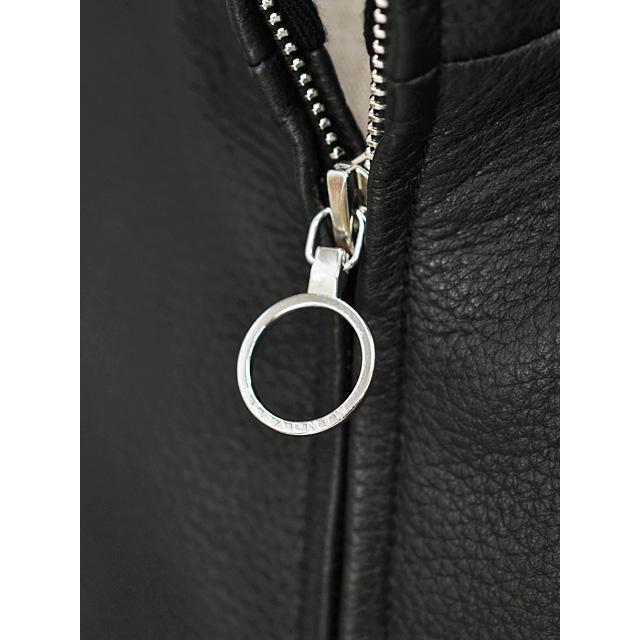 SERAPHIN【セラファン】スタンドカラーブルゾン CRICKET ディアスキン ブラック | SERAPHIN | 07