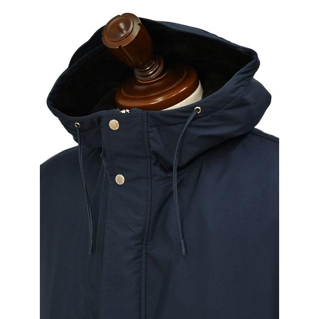 【size46,48】SERAPHIN【セラファン】フーデッドコート TIMUR PARKA ナイロン ウィーゼル ネイビー | SERAPHIN | 04