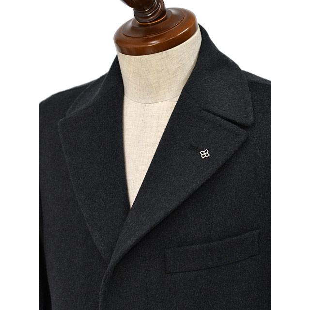 TAGLIATORE【タリアトーレ】シングルアルスターコート THOMAS 350001U S5052 ヴァージンウール カシミヤ チャコールグレーの画像