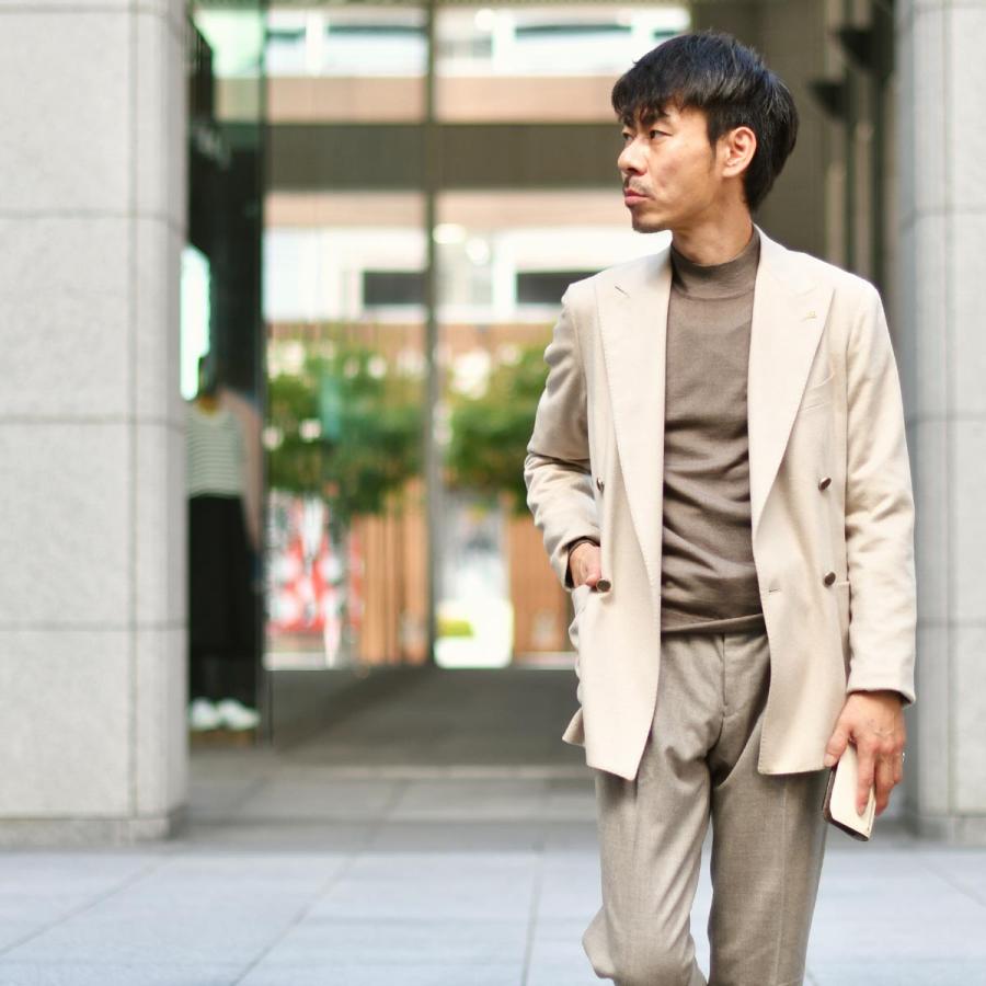 【FINAL SALE 返品交換不可】【size46,48】TAGLIATORE【タリアトーレ】4Bダブルジャケット G-WESTON2DK 190014U A5070 ウェストン カシミヤ エクリュの画像