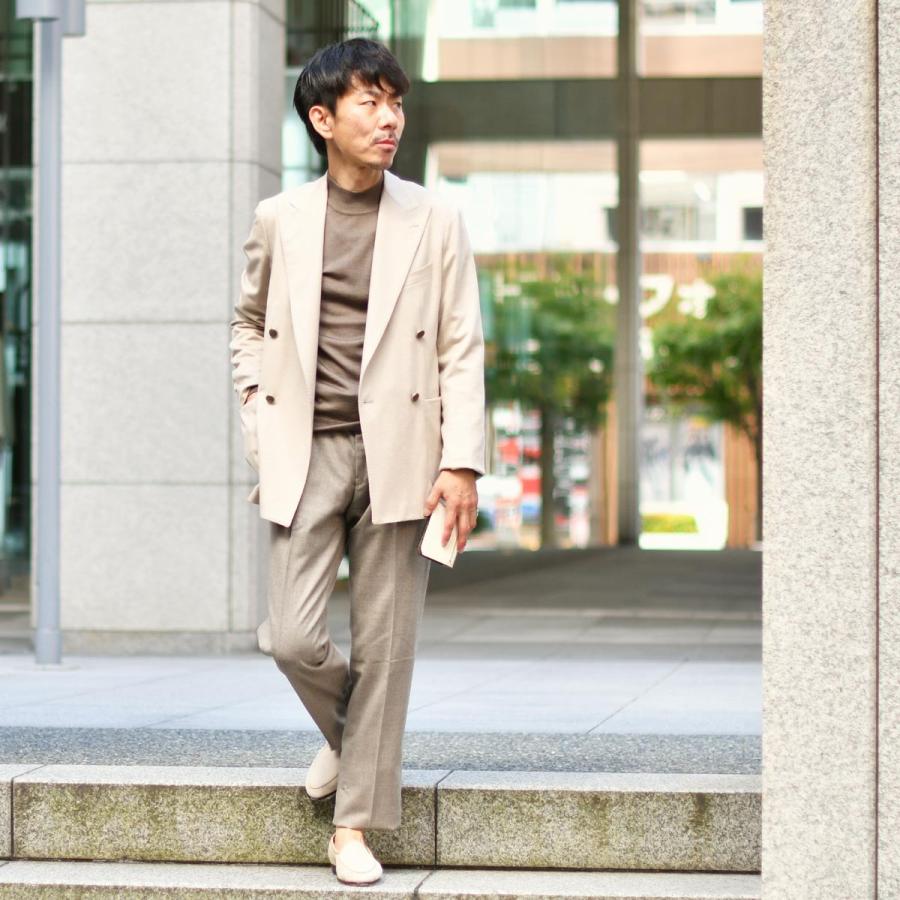 【FINAL SALE 返品交換不可】【size46,48】TAGLIATORE【タリアトーレ】4Bダブルジャケット G-WESTON2DK 190014U A5070 ウェストン カシミヤ エクリュの画像