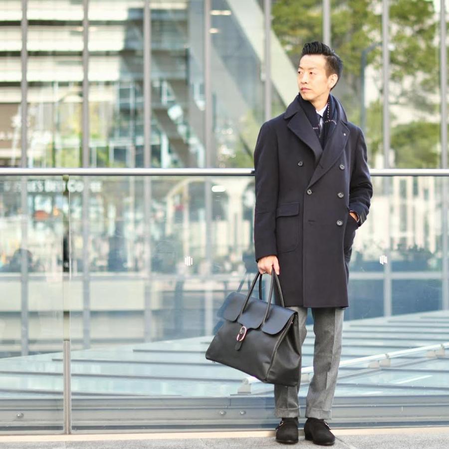 TAGLIATORE タリアトーレ　ポロコート　ブラック TAGLIATORE TAGLIATORE【タリアトーレ】ポロコート CFBLM0W