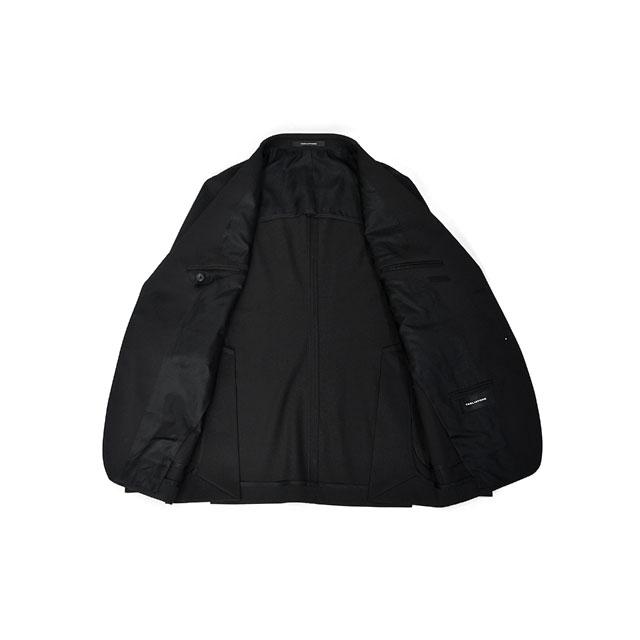 【size44,46】TAGLIATORE【タリアトーレ】シングルスーツ 2SVF22B11 VESVIO ヴァージンウール ポリエステル ストレッチ ブラックの画像