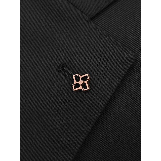 【size44,46】TAGLIATORE【タリアトーレ】シングルスーツ 2SVF22B11 VESVIO ヴァージンウール ポリエステル ストレッチ ブラックの画像