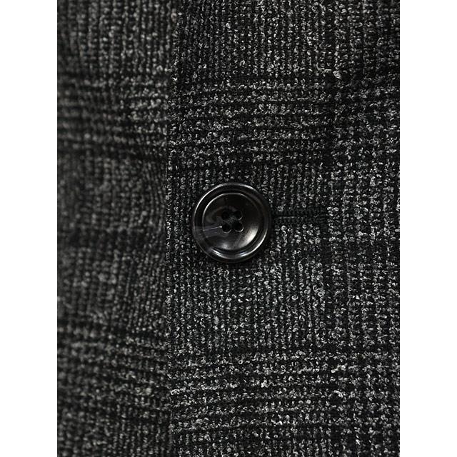 【size44,46】TAGLIATORE【タリアトーレ】シングルジャケット 1SMC22K MONTECARLO ウール グレンチェック チャコールグレーの画像