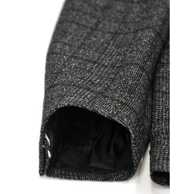 【size44,46】TAGLIATORE【タリアトーレ】シングルジャケット 1SMC22K MONTECARLO ウール グレンチェック チャコールグレーの画像