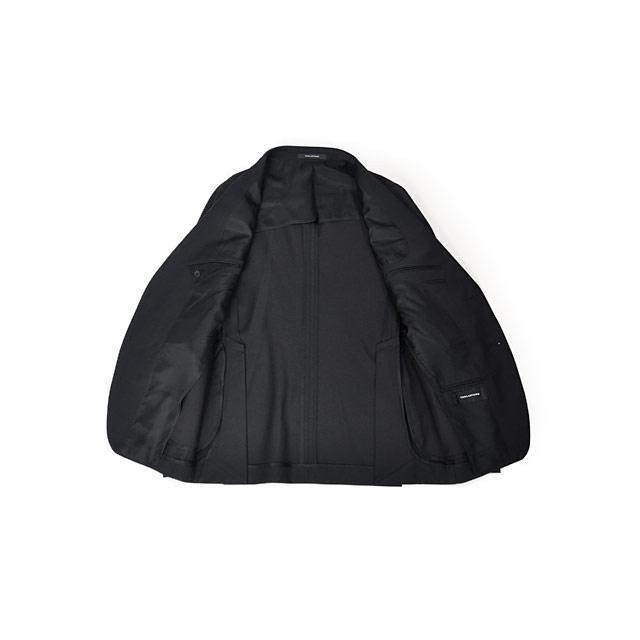 TAGLIATORE【タリアトーレ】シングルスーツ VESVIO 2SVF22B11 600009U N3277 ウール ポリエステル ストレッチ ブラックの画像