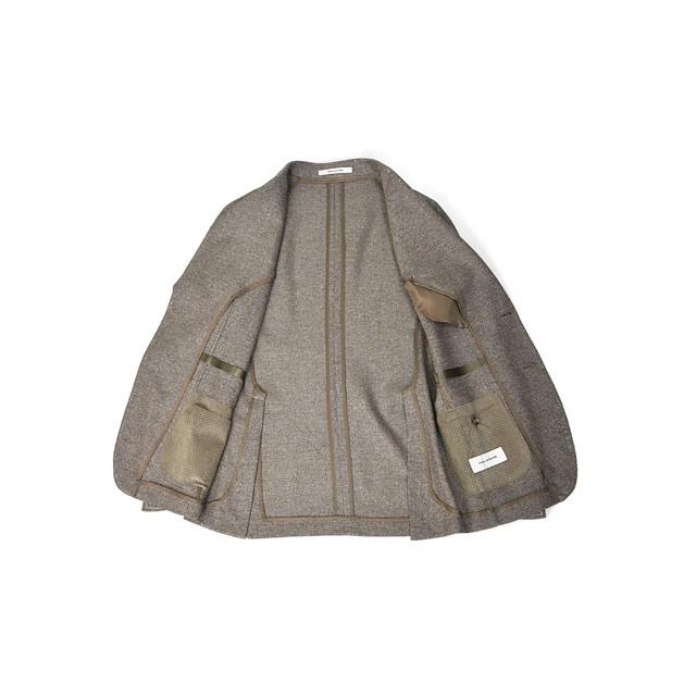 【FINAL SALE】TAGLIATORE【タリアトーレ】シングルジャケット G-DAKAR22K ダカール シルク ヴァージンウール ジーロイングレーゼ グレージュの画像