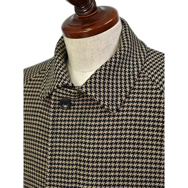 TAGLIATORE【タリアトーレ】バルカラーコート SAM 310010F T1122 ヴァージンウール 千鳥 ベージュ×ブラックの画像