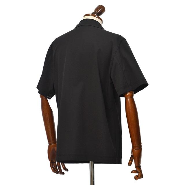 TAGLIATORE【タリアトーレ】ショートスリーブシャツセットアップ A-ABANICL 880007 N3377 ナイロン ポリウレタン ブラックの画像