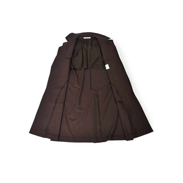 TAGLIATORE【タリアトーレ】バルカラーコート SAM 190043U M1123 ヴァージンウール ポリウレタン ダークブラウンの画像