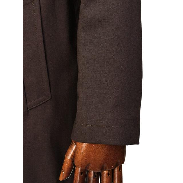 TAGLIATORE【タリアトーレ】バルカラーコート SAM 190043U M1123 ヴァージンウール ポリウレタン ダークブラウンの画像