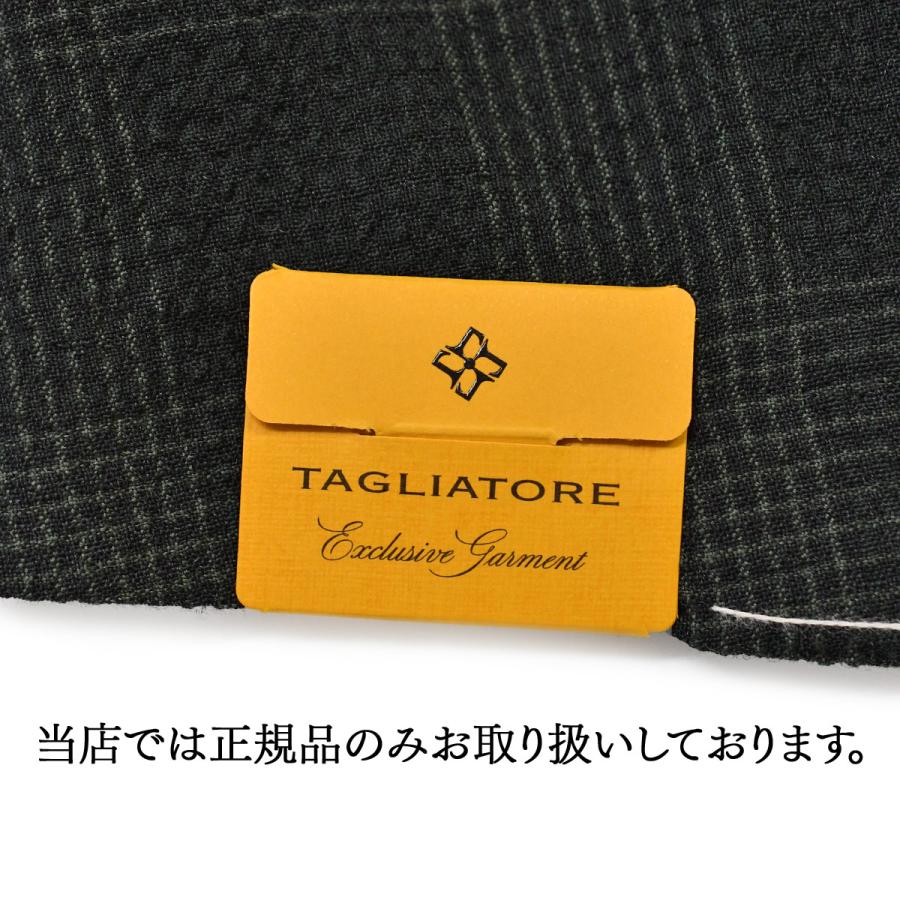 TAGLIATORE【タリアトーレ】シングルジャケット G-DAKAR22K 120194 EV904 ダカール ヴァージンウール ポリウレタン シアサッカー チェック グリーンの画像