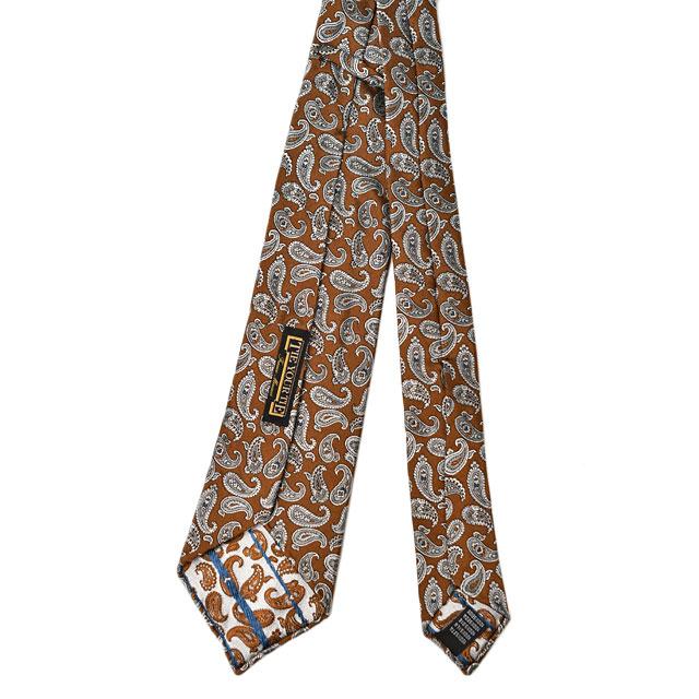 ksfamily★タイユアタイ　ブラウン　レジメンタル　セッテピエゲ ksfamily様専用☆タイユアタイ ブラウン レジメンタル