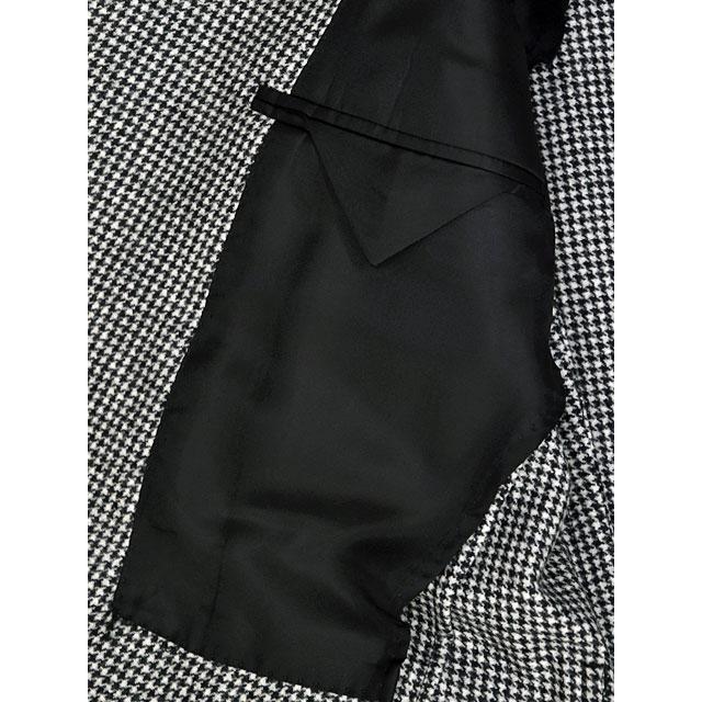 TITO ALLEGRETTO【ティト アレグレット】ダブルジャケット 604 TA-05-243-016 16D152-GU ウール 千鳥 ホワイト×ブラックの画像