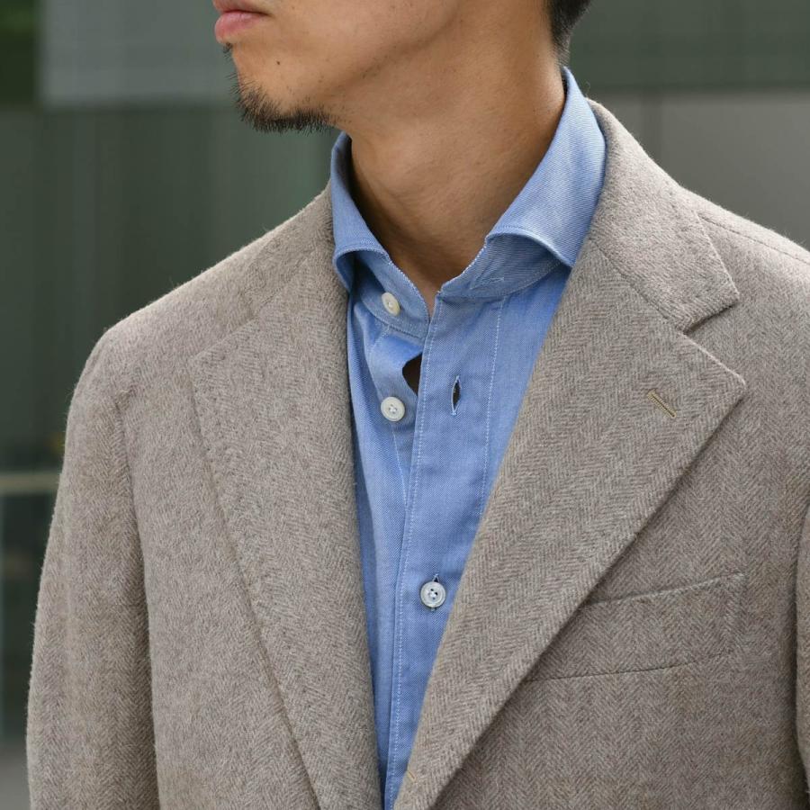 TITO ALLEGRETTO【ティト アレグレット】シングルジャケット 304 TA-05-243-021 67H43-01-GR アンゴラ ヘリンボーン ベージュの画像