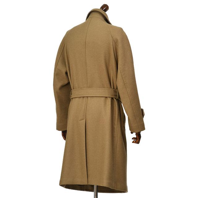 TITO ALLEGRETTO【ティト アレグレット】ダブルベルテッドコート 3890 DOPPIO FANCY 266 ウール ナイロン キャメルの画像