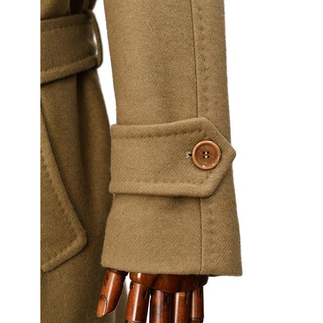 TITO ALLEGRETTO【ティト アレグレット】ダブルベルテッドコート 3890 DOPPIO FANCY 266 ウール ナイロン キャメルの画像