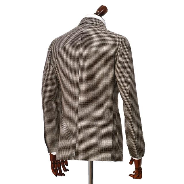TITO ALLEGRETTO【ティト アレグレット】シングルジャケット 304D TA-05-253-006 ヴァージンウール 千鳥 ブラウン×ベージュの画像