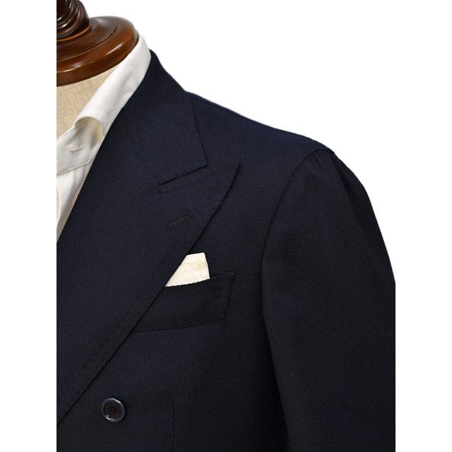TITO ALLEGRETTO【ティト アレグレット】ダブルジャケット 604D TA-05-261-027 61C001-GU ヴァージンウール ホップサック ネイビーの画像