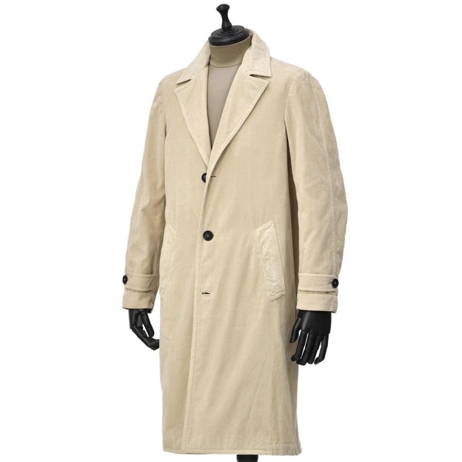 Massimo Alba マッシモ アルバ シングルチェスターコート Rain2 T0301 U772 コットン コーデュロイ アイボリー Alba0003ivo Cinque Un Altro 通販 Yahoo ショッピング