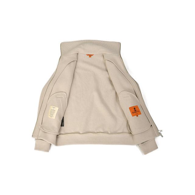 BARENA VENEZIA【バレナ ヴェネチア】ハイジップアップブルゾン Capospalla Alon Lanoso CSU5227 0458530 Sasso ウール グレーベージュの画像