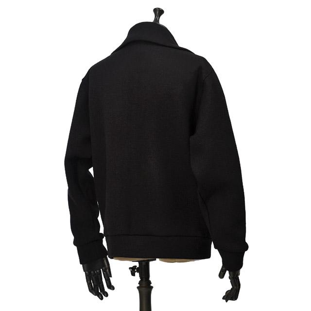 BARENA VENEZIA【バレナ ヴェネチア】ハイジップアップブルゾン Capospalla Alon Lanoso CSU5227 0458590 Nero ウール ブラックの画像