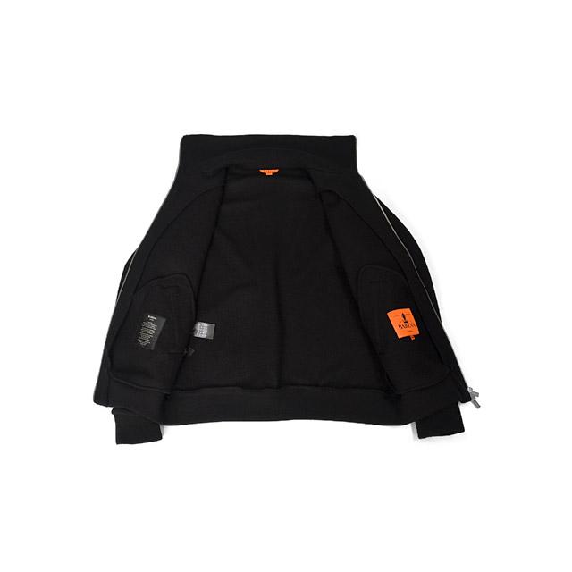 BARENA VENEZIA【バレナ ヴェネチア】ハイジップアップブルゾン Capospalla Alon Lanoso CSU5227 0458590 Nero ウール ブラックの画像