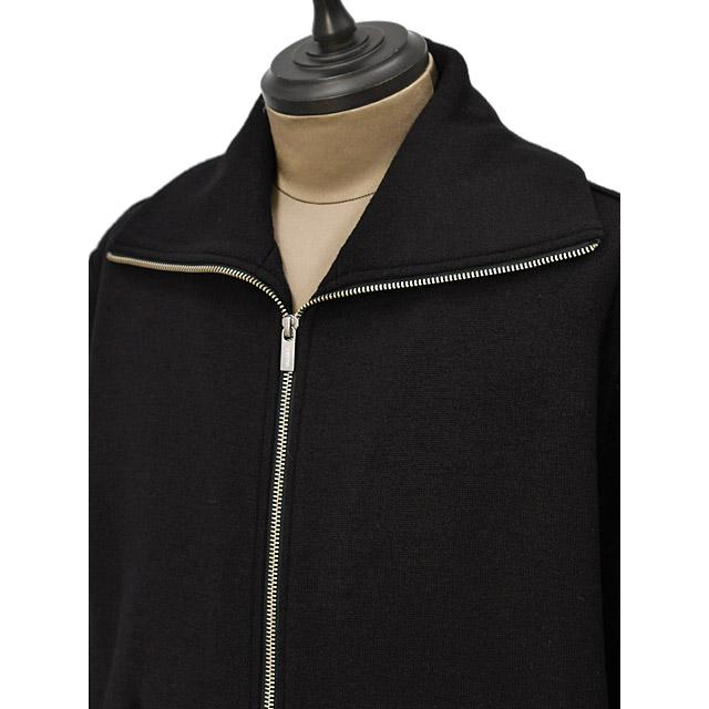 BARENA VENEZIA【バレナ ヴェネチア】ハイジップアップブルゾン Capospalla Alon Lanoso CSU5227 0458590 Nero ウール ブラックの画像