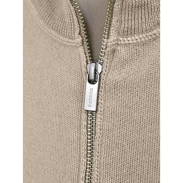 BARENA VENEZIA【バレナ ヴェネチア】ハイジップニット Knitwear Molo Basilio KNU5293 0504530 Sasso ウール グレーベージュの画像