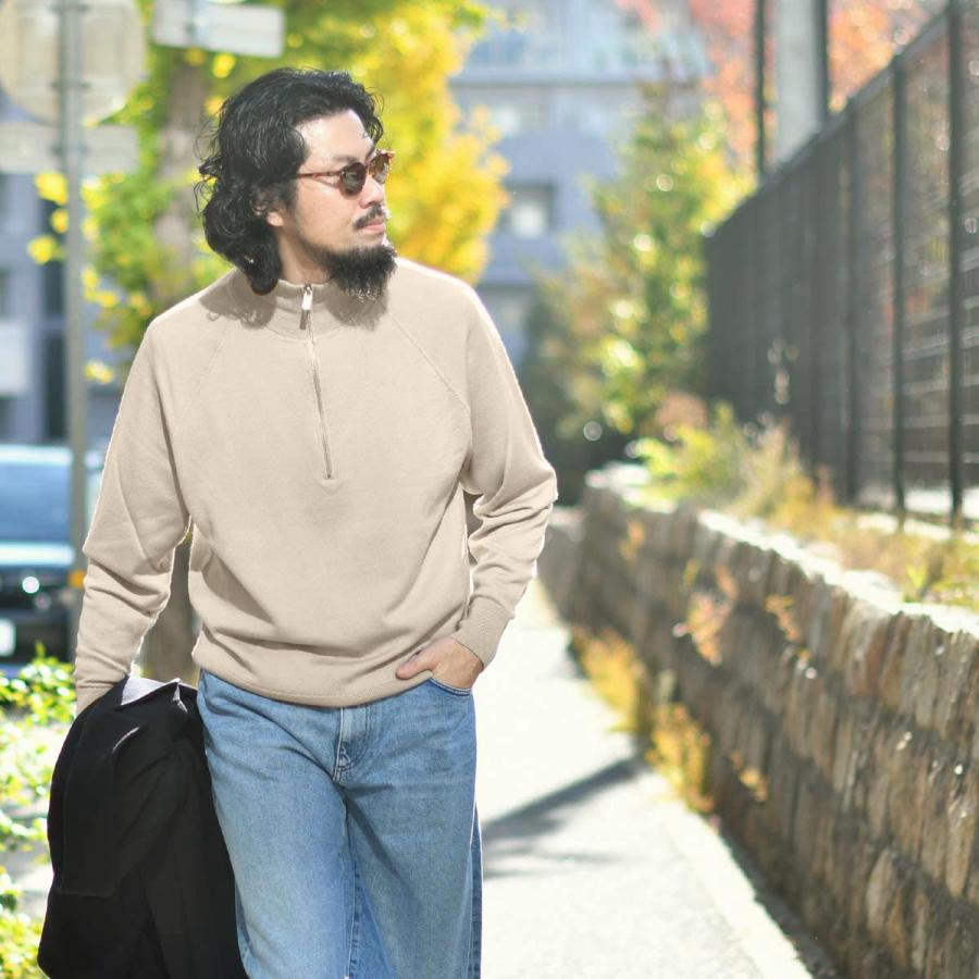 BARENA VENEZIA【バレナ ヴェネチア】ハイジップニット Knitwear Molo Basilio KNU5293 0504530 Sasso ウール グレーベージュの画像
