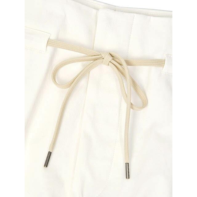 【50%OFF】【size30,31,32,33,34】BE’ABLE【ビーエイブル】2プリーツ ドローコードパンツ コットン ポリウレタン ホワイト 【50%OFF】【size30,31,32,33,34】BE’ABLE【ビーエイブル】2プリーツ ドローコードパンツ コットン ポリウレタン ホワイト