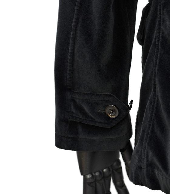 【FINAL SALE 返品交換不可】【size50】BOGLIOLI【ボリオリ】M65ジャケット OC103Q FB24 990 ベルベット コットン ブラックの画像