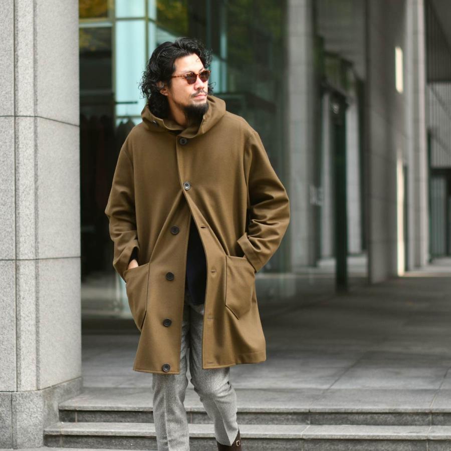 CINI【チニー】フーデッドコート Mod.1 C391CSU 610 Moka ヴァージン