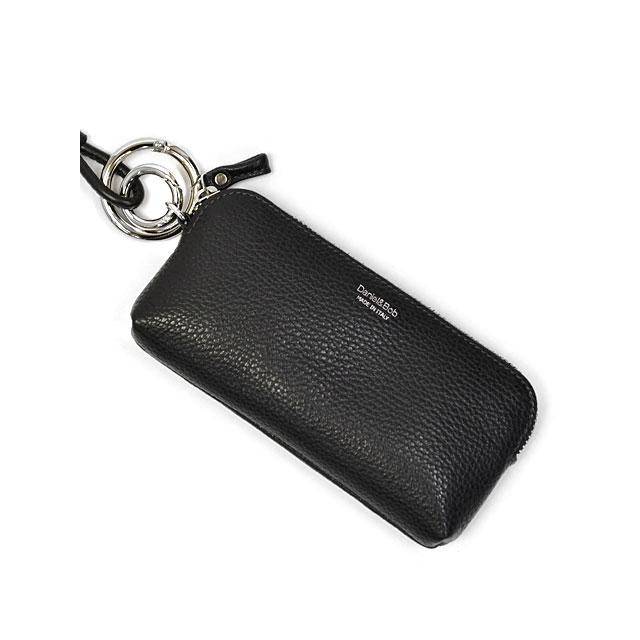 Daniel&Bob【ダニエルアンドボブ】ネックポーチ UTILITY NECK POUCH GFT075.1 22 99 シュリンクレザー ブラック | Daniel & Bob | 01