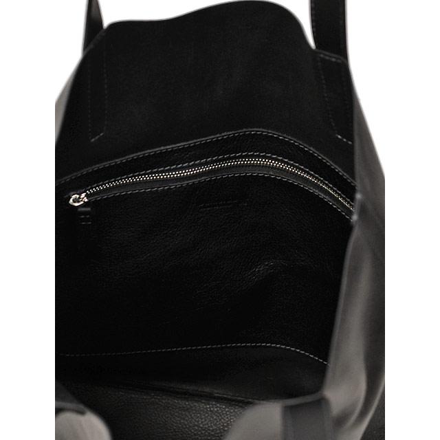 Daniel&Bob【ダニエルアンドボブ】トートバッグ Vertical tote ALEX U571.31 99 シュリンクレザー ブラックの画像