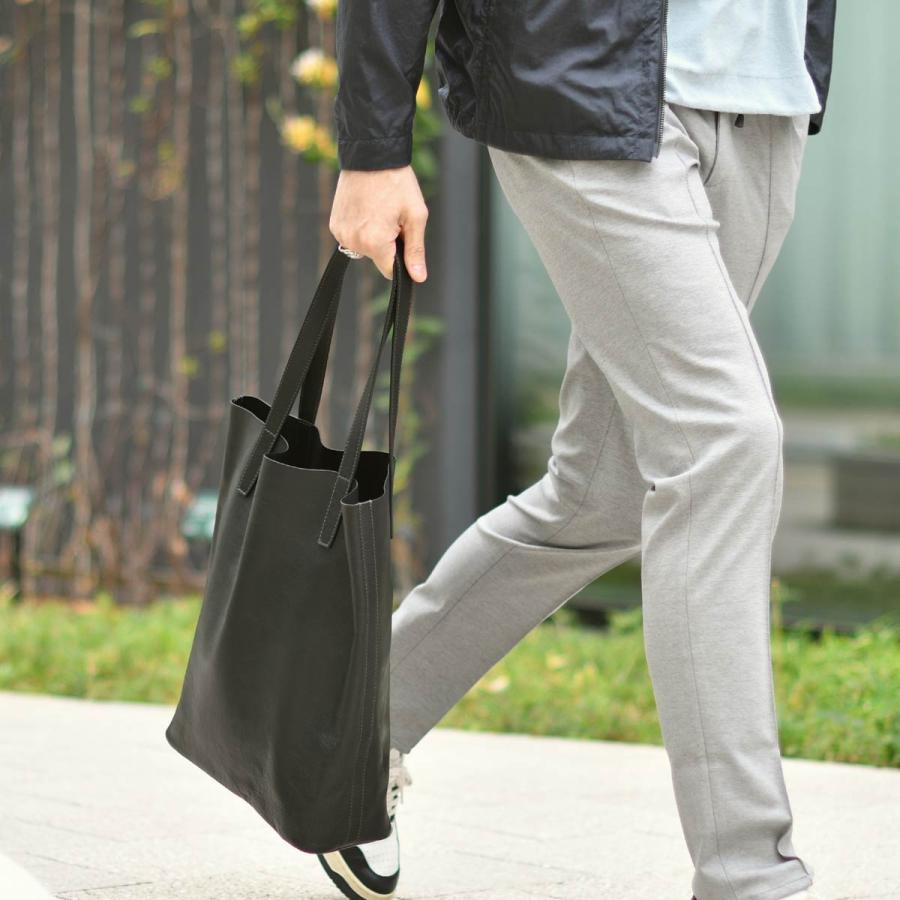 Daniel&Bob【ダニエルアンドボブ】トートバッグ Vertical tote ALEX U571.31 99 シュリンクレザー ブラックの画像