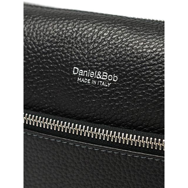 Daniel&Bob【ダニエルアンドボブ】ミニショルダーバッグ MATTONCINO U600 99 シュリンクレザー ブラックの画像