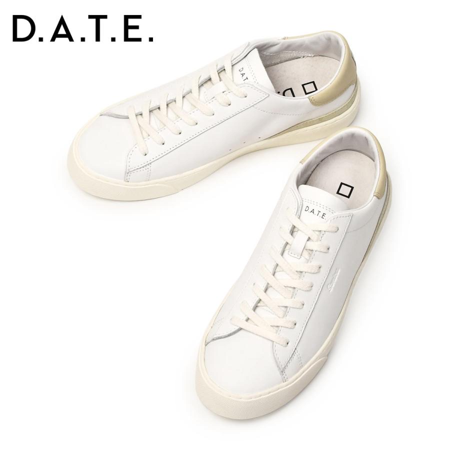 D.A.T.E. D.A.T.E.【デイト】スニーカー SONICA CALF WHITE BEIGE