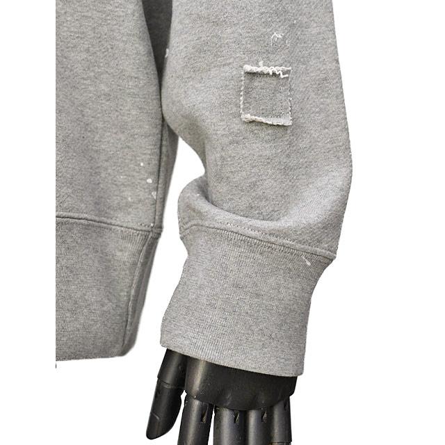 DOMREBEL【ドムレーベル】クルーネックスウェット STAFF SWEATSHIRT HEATHER GREY コットン グレー_4