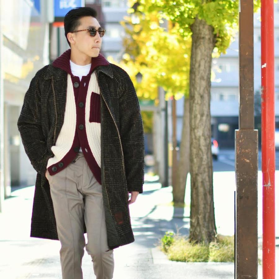 【FINAL SALE 返品交換不可】【size44，48】DOPPIAA【ドッピアアー】ニットブルゾン AANICE R7800 02 PIANNA ウール ポリアミド オフホワイト ボルドーオレンジ_10