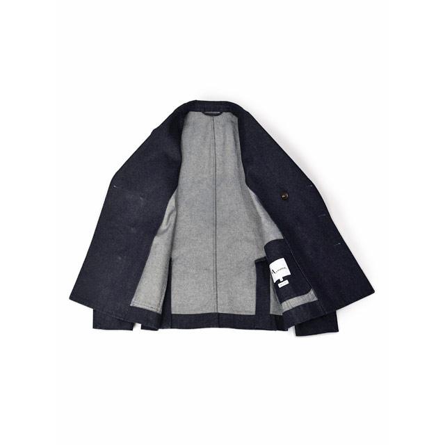 DOPPIAA【ドッピアアー】ダブルジャケット AANSONIAJP.5  AB7301 26 JEANS SCURO コットン インディゴの画像