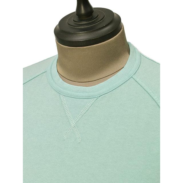 【50％OFF】【sizeXXS,M】East Harbour Surplus【イースト ハーバー サープラス】クルーネックカットソー PORTLAND 99 TURQUOISE コットン ターコイズ | ポートランド | 02