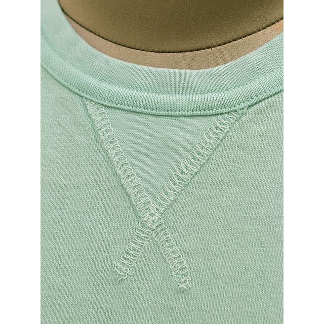【50％OFF】【sizeXXS,M】East Harbour Surplus【イースト ハーバー サープラス】クルーネックカットソー PORTLAND 99 TURQUOISE コットン ターコイズ |  | 04