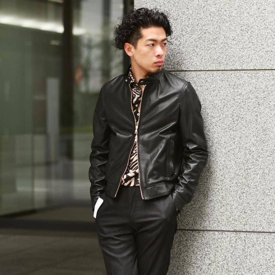 EMMETI エンメティ『JURI(ユリ)』ラムスキンsize42:ライダース- EMMETI エンメティ『JURI(ユリ)』ラムスキンsize42:ライダース-