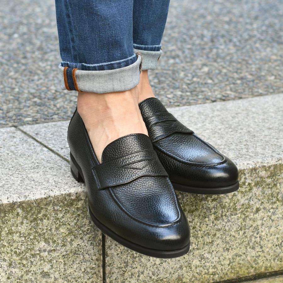 【最終値下げ！】フェランテ　ローファー　イセオ　ブラック　7.5 FERRANTE フェランテ ローファー ISEO VITELLO イセオ メンズ