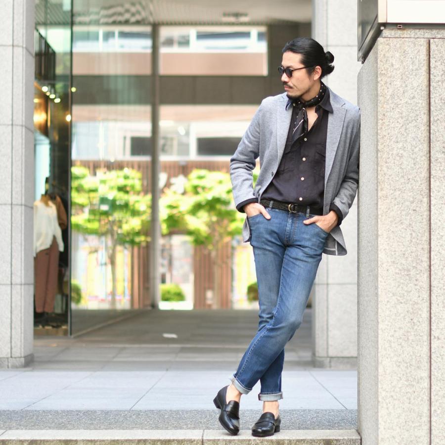 Ferrante【フェランテ】コインローファー ISEO ETON RASTY NERO 010 エンボスカーフ ブラック | FERRANTE | 09