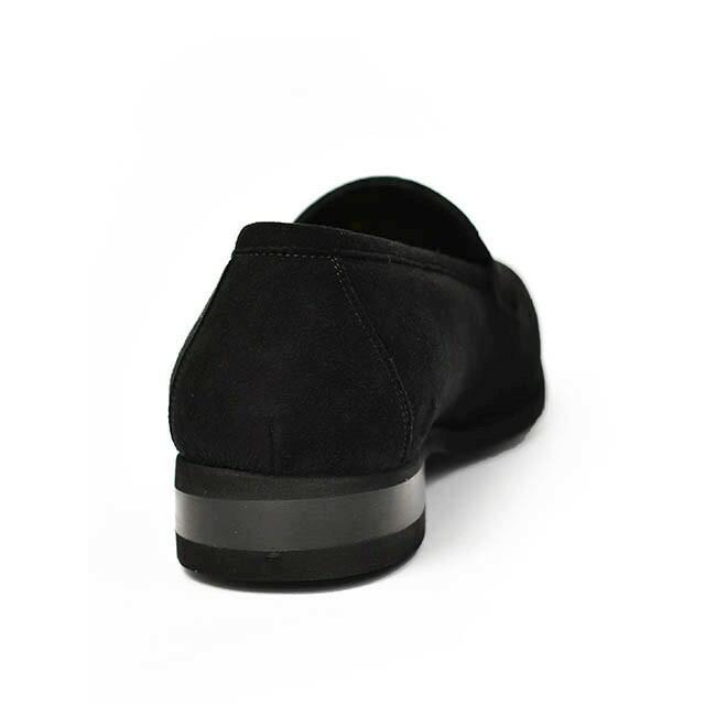 Ferrante【フェランテ】コインローファー ISEO ETON CAMOSCIO NERO 010 スエード ブラックの画像