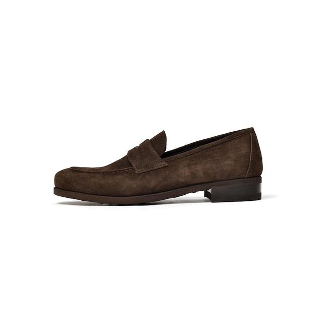 Ferrante【フェランテ】コインローファー ISEO ETON CAMOSCIO FONDENTE 010 スエード ダークブラウン | FERRANTE | 02