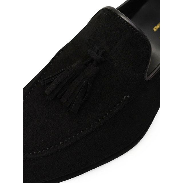 Ferrante【フェランテ】タッセルローファー ARNO ETON CAMOSCIO NERO 010 スエード ブラックの画像